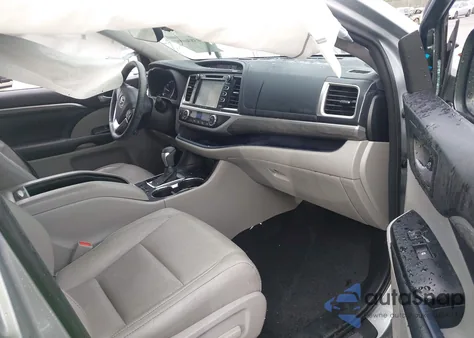 2017 Toyota Highlander Limited Platinum from USA, damaged, VIN 5TDYZRFH9HS221387